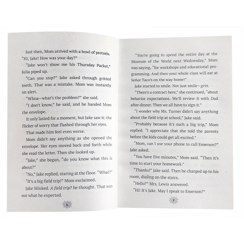 英文原版 学乐出版4册小天才Tiny Geniuses1-4 Fly to the Rescue/Set the Stage/Hit a Home Run/Save the Day章节桥梁书课外阅读 - 图0