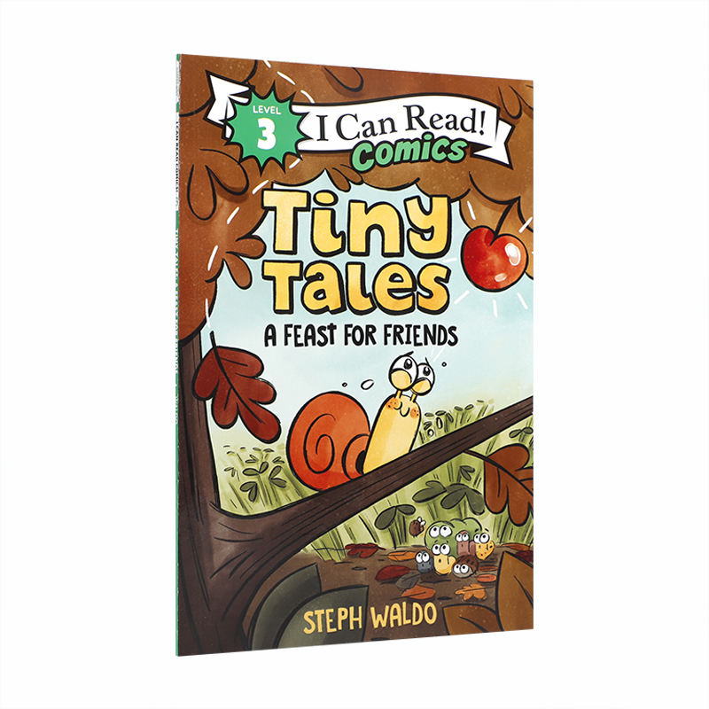 英文原版I Can Read Comics漫画系列L3 Tiny Tales: A Feast for Friends朋友的盛宴 儿童英语趣味阅读分级漫画故事书亲子共读绘本 - 图3