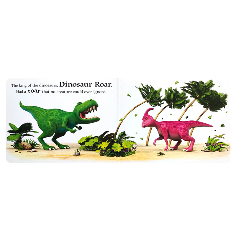 英文原版The World of Dinosaur Roar恐龙咆哮The Tyrannosaurus rex霸王龙腔骨龙棘龙剑龙三角龙窃蛋龙恐龙科普知识认知绘本