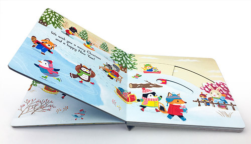 英文原版绘本sing along with me We Wish You a Merry Christmas欧美经典童谣纸板书0-5岁撕不烂的书圣诞节快乐 - 图2