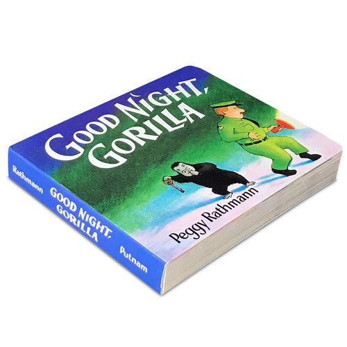 送音视频英文原版Good Night Gorilla晚安大猩猩纸板书吴敏兰绘本123第95本启蒙认知goodnight moon同系列百读不厌的睡前故事 - 图0