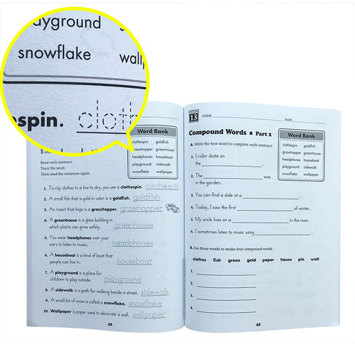 英文原版学乐出版练习册一至六年级240 Vocabulary Words Kids Need to Know:Grade 6册孩子需要知道的240个单词小学生家庭作业词 - 图2