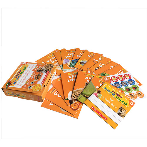 送音频英文原版书绘本 Guided Science Readers Level D 16 Books 科学指导型阅读16册 4-6岁科普百科英语正版图画书 学乐分级读物 - 图0