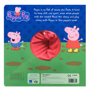 粉红猪小妹 大型手偶纸板书 英文原版Peppa Pig: Play with Peppa Hand Puppet Book手偶小剧场+好习惯养成书小猪佩奇佩佩猪