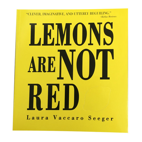 颜色 英文原版 Lemons Are Not Red 洞洞书  镂空设计 冠词动名词绘本 儿童认知启蒙早教学习童书 张湘君推荐英文图画书轻松教 - 图3