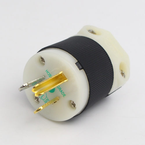 全新荷宝 HUBBELL 8215C(胡贝尔)美标音响用电源插头/插尾 一套 - 图3