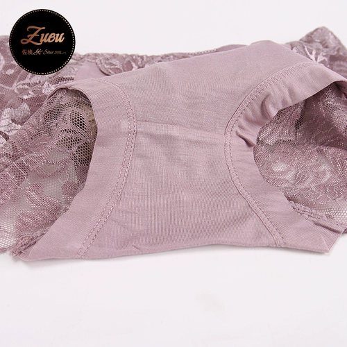 Кружевные сексуальные летние цветные трусы, средняя посадка