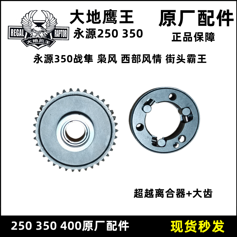 大地鹰王DD250G-2N E-9B摩托车超越离合器 永源350单向离合启动盘 - 图1