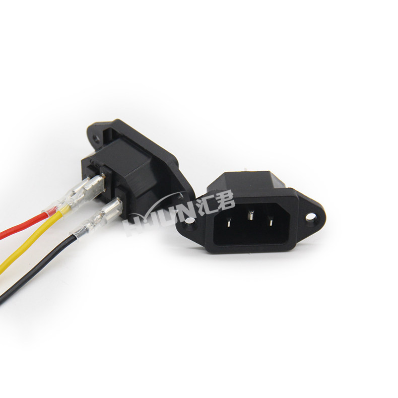 品字插座AC电源插座10A纯铜3脚带线品字带耳朵电脑电源插座大功率,淘宝优惠券,粉丝福利购,淘宝优惠卷