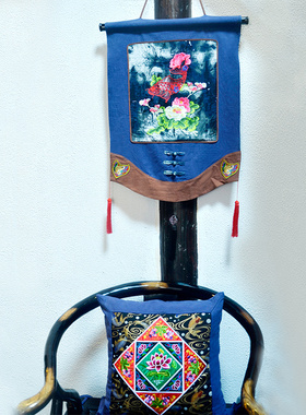 丹凤创意中式古典家居挂画牡丹