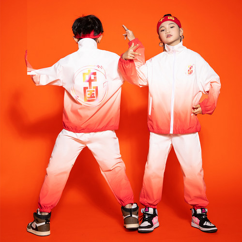 儿童啦啦队演出服小学生运动会开幕式服装表演套装幼儿园班服校服 - 图1