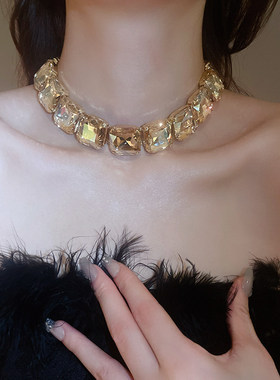 法国【设计师】Glam Dani 轻奢小众choker项圈颈链项链耳环套装