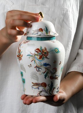 雨彤陶瓷新品将军罐仿古客厅