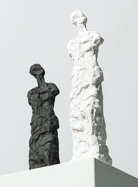 抽象人物大堂会所迎宾摆件雕塑瓷