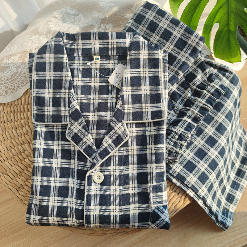 外贸日单秋冬全棉绒布纯棉男士睡衣长袖春秋款磨毛家居服大码套装,淘宝优惠券,粉丝福利购,淘宝优惠卷