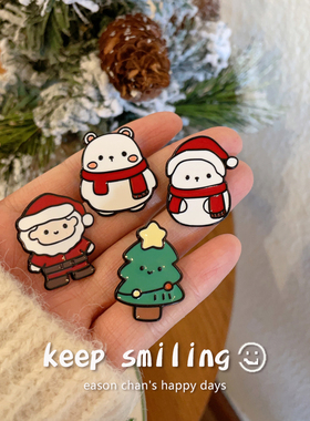 Keepsmiling原创设计圣诞徽章