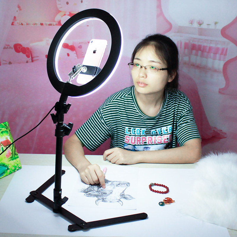 手机拍摄支架桌面俯拍360旋转美甲美食手工抖音自拍照录视频淘宝直播带货上课教学绘画写字开箱录制设备