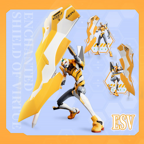 布鲁可新世纪福音战士零号机传奇版积木人布鲁克0变形机器人手办 - 图0