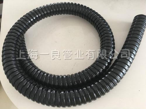 阻燃特厚包塑软管特级PVC金属蛇皮软管耐踩压 穿线白色包塑管 - 图2