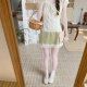 ກະໂປງ satin lace