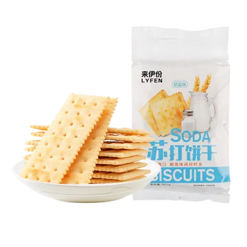 【拍2件】来伊份苏打饼干360g*2袋