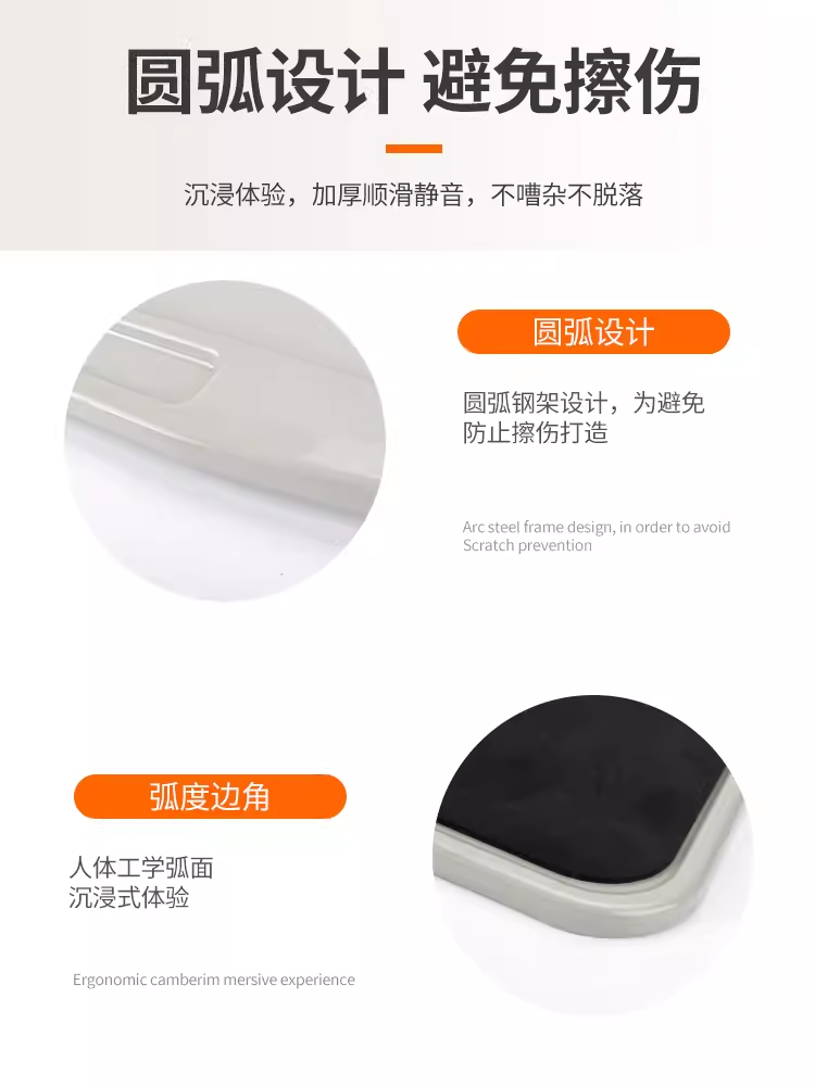 办公桌电脑托盘架钢制金属键盘托架隐藏式鼠标键盘推拉托架支撑滑