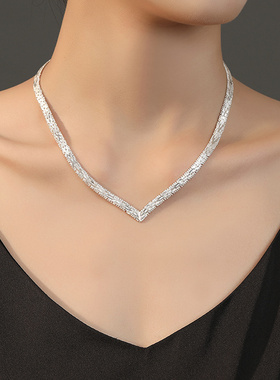 明星同款意大利S925银项链