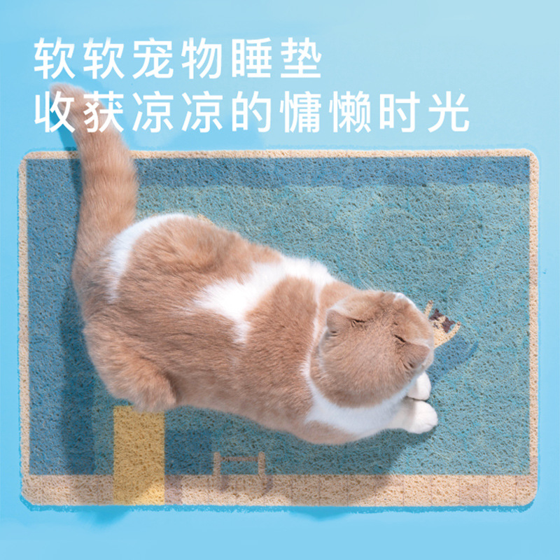 泳池猫砂垫猫砂防带出猫砂盆脚垫猫猫抓垫子PurLab噗扑实验室-图1