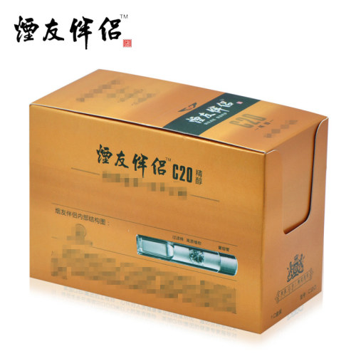 大船烟友伴侣系列C20高原植物草本三重过滤嘴抛弃型薄荷烟具80支 - 图3