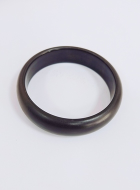 天然泗滨褐色砭石手镯玄黄砭石手环舒筋通络促手腕循环