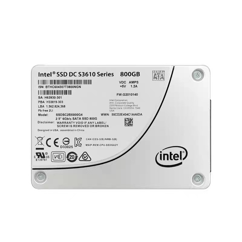 lntel/英特尔S3610 400G/480G/800G/1.6T SATA 2.5寸 MLC固态硬盘 - 图3