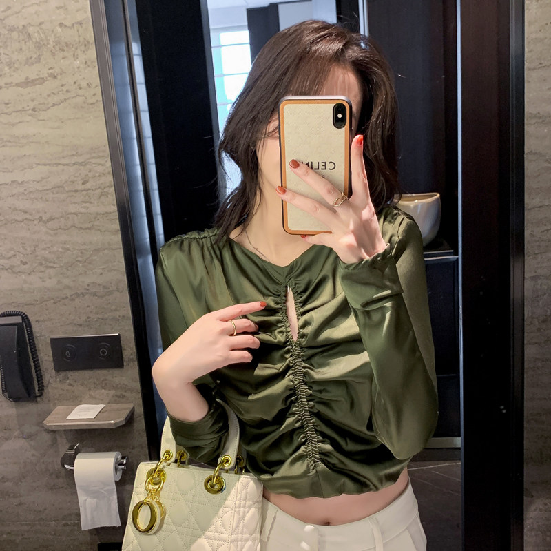 法式春装2022年新款女设计感衬衫 nurtureone妮茨维旗舰蕾丝衫/雪纺衫