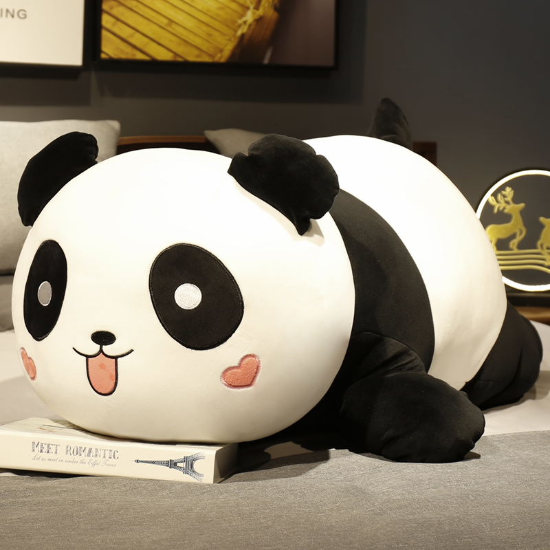 可愛大熊貓抱抱熊公仔毛絨玩具超軟睡覺抱枕布娃娃女生床上玩偶熊