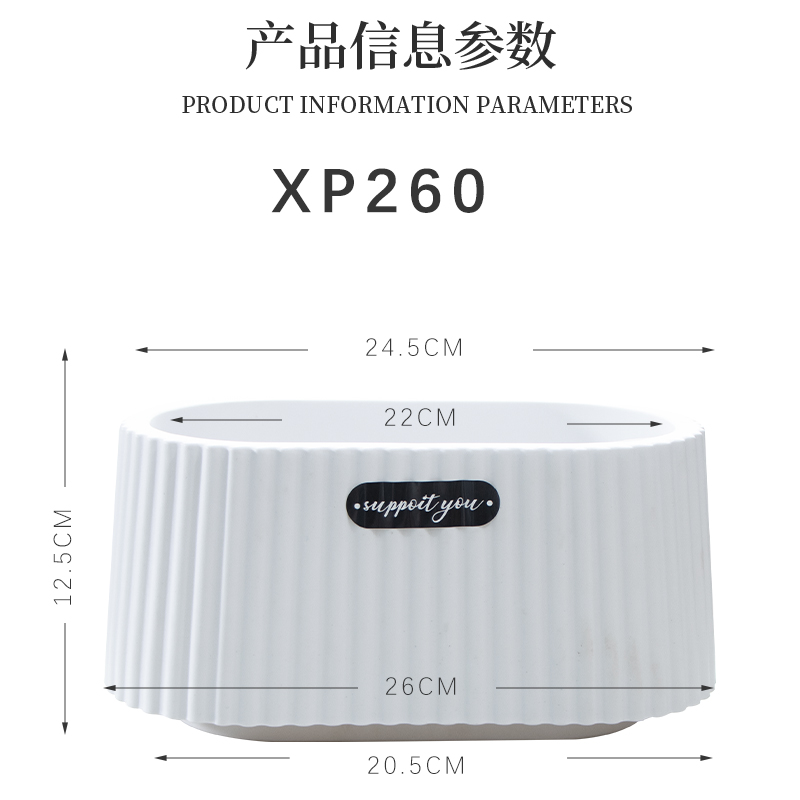 简约北欧树脂花盆矮款室内发财树郁金香创意花盆桌面多肉绿植花盆 - 图1