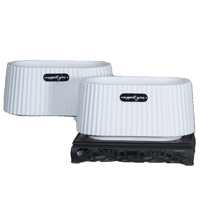 简约北欧树脂花盆矮款室内发财树郁金香创意花盆桌面多肉绿植花盆 - 图3