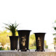 Resin simple high-end deepened orchid pot