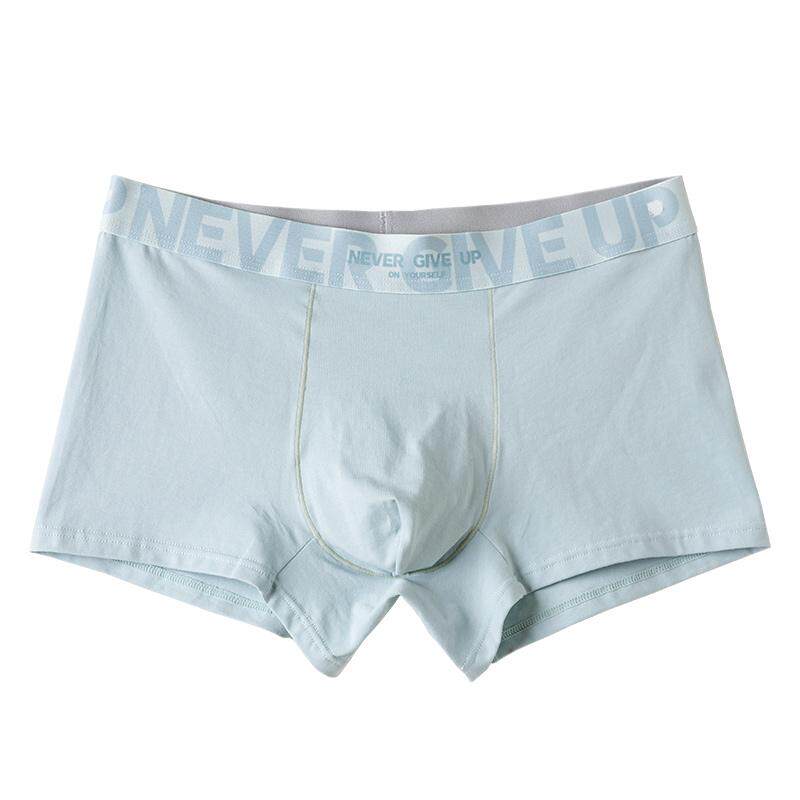 3条装 男士内裤男生纯棉2024新款平角裤5A抗菌中腰透气四角短裤衩 - 图3