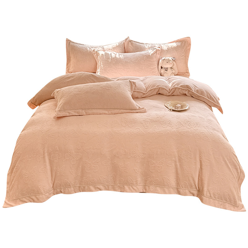 2025新款A类牛奶绒四件套冬季宝宝绒保暖加厚双面珊瑚绒被套床单,淘宝优惠券,粉丝福利购,淘宝优惠卷