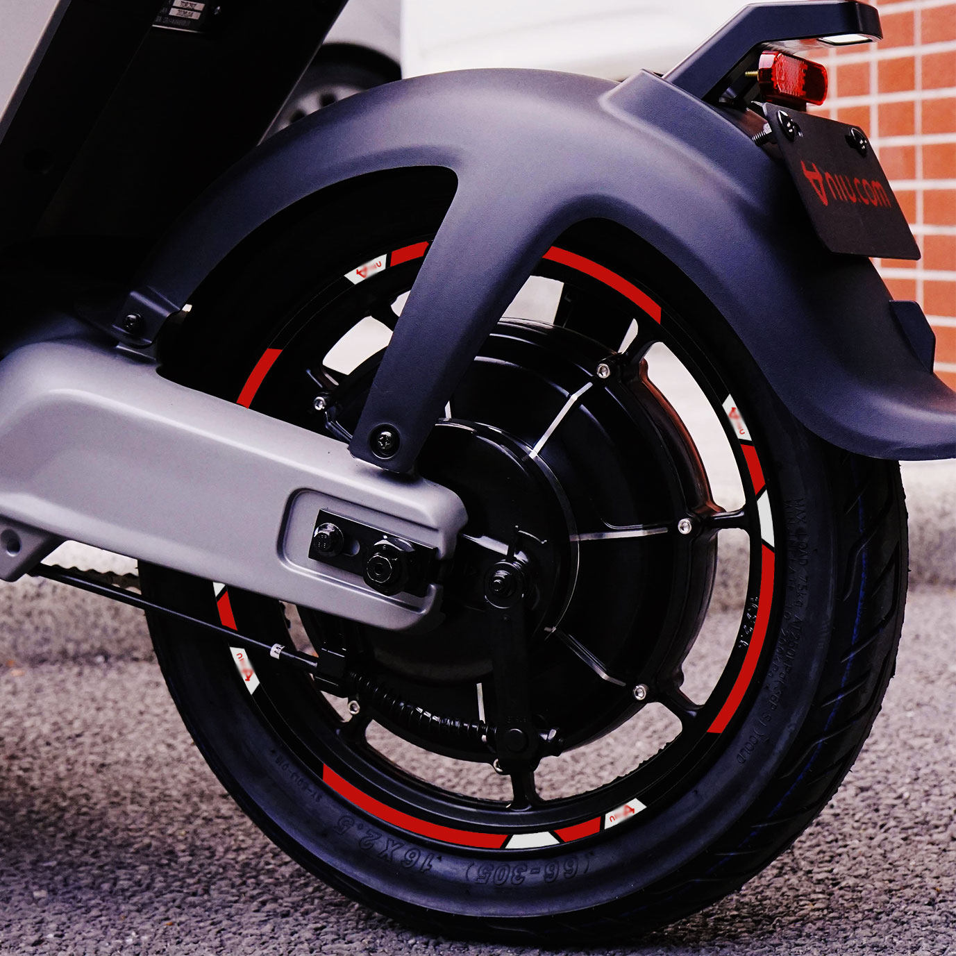 适用小牛电动车贴纸U1 FX风速 12寸 U3 UQI NXT轮毂贴反光防水,淘宝优惠券,粉丝福利购,淘宝优惠卷