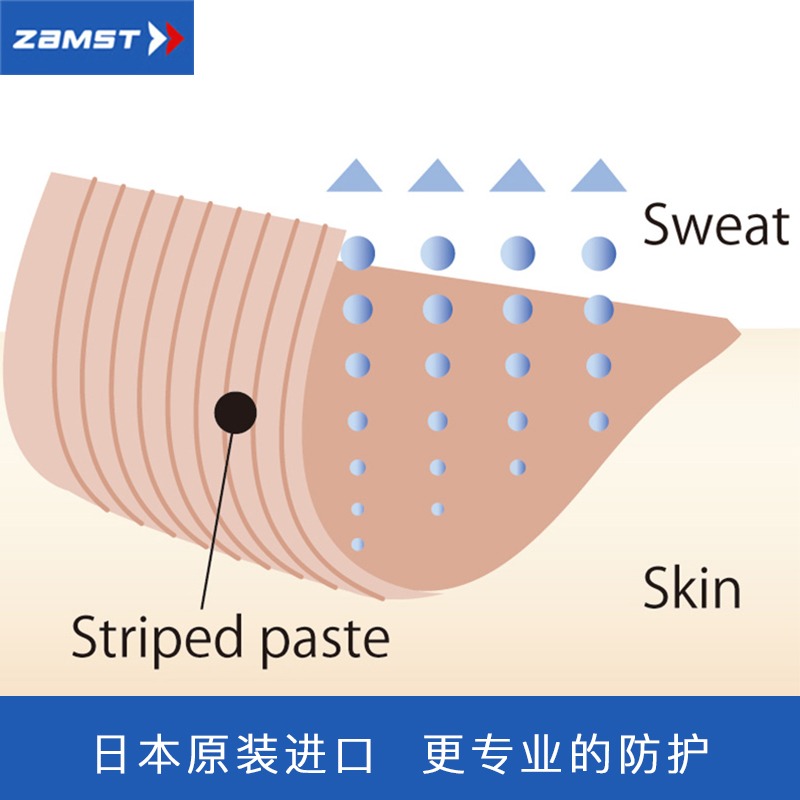 日本ZAMST赞斯特肌效贴运动肌效贴运动绷带KT肌肉贴布运动胶带-图0