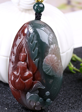 雕刻件吊坠天然玛瑙男女项链坠