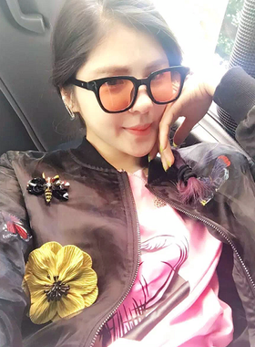 墨镜前卫风彩色林志玲太阳眼镜