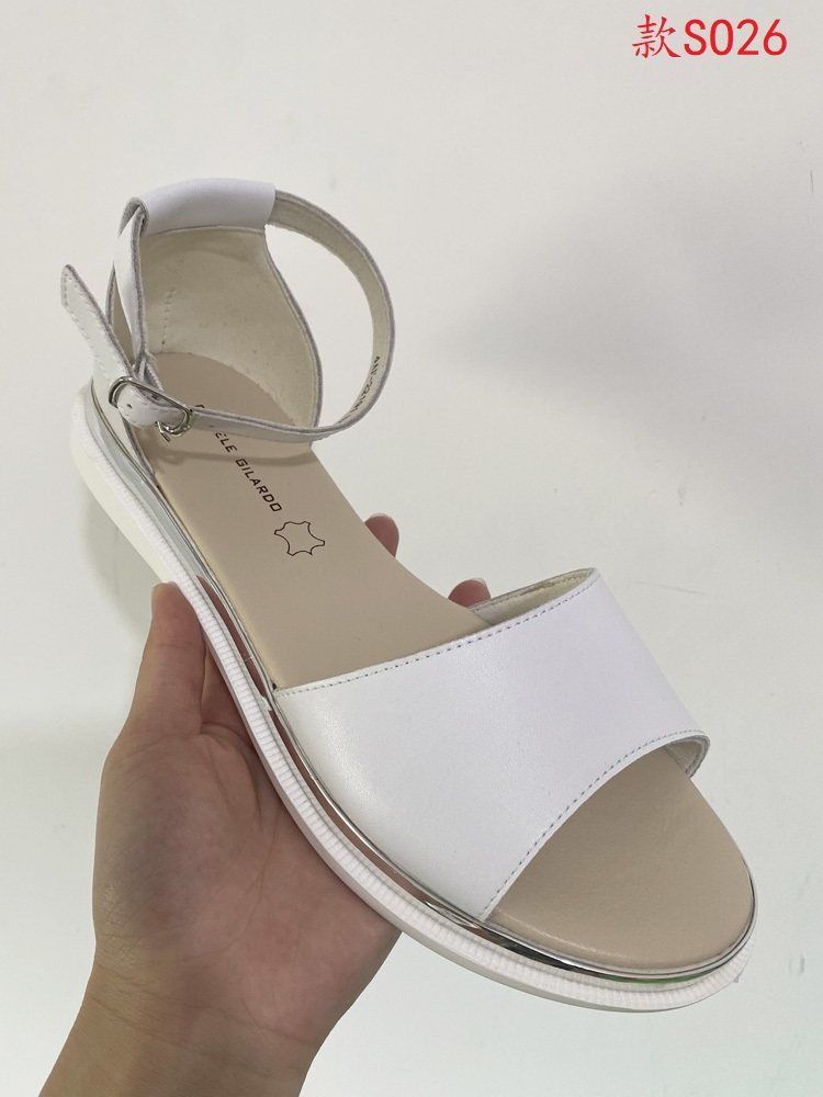 外贸出口俄罗斯女凉鞋平底凉鞋36-41码纯色露趾扣带日常低跟,淘宝优惠券,粉丝福利购,淘宝优惠卷