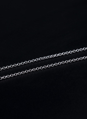 纯银百搭饰品十字链