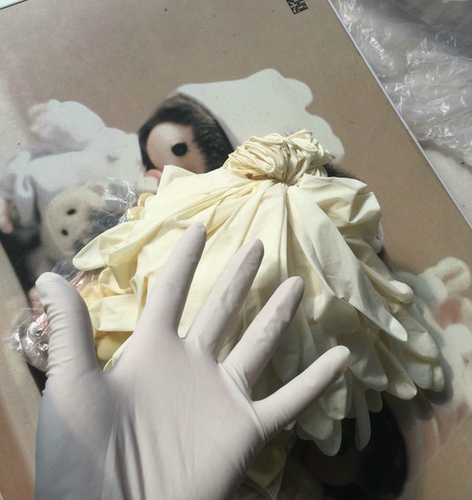 包邮劳保手套浸胶耐磨手套全挂胶手套塑胶劳保手套 - 图0