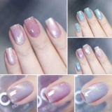 Российский идиллический кошачий лук спар лак для ногтя с бриллиантовым верхним маслом кошачий цвет глаз Цветовые украшения 112-118