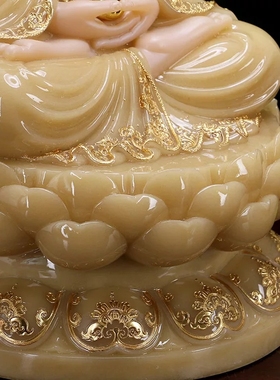 三宝佛像观世音大势至汉白玉