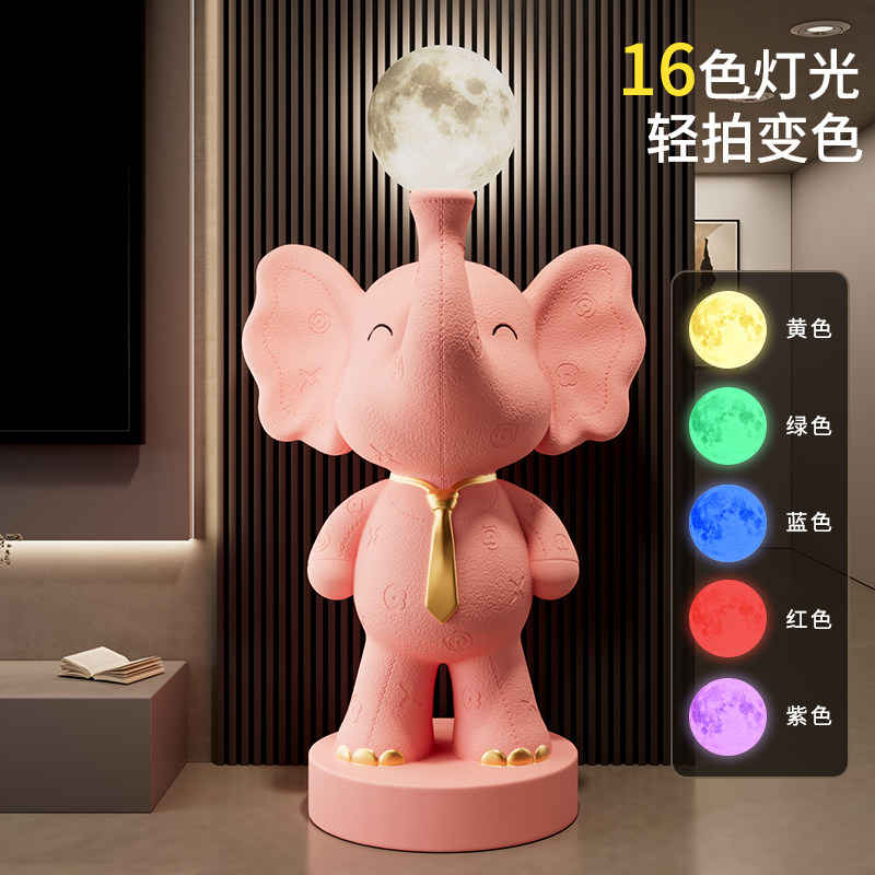 大象摆件高级感客厅装饰品电视柜沙发旁边搬家礼物乔迁新居礼品,淘宝优惠券,粉丝福利购,淘宝优惠卷