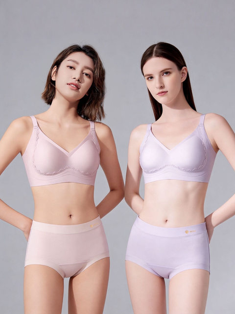 Ms. Maines Xinjiang long-staple cotton ramie underwear breathable seamless underwear 4-pack N26NF2404
