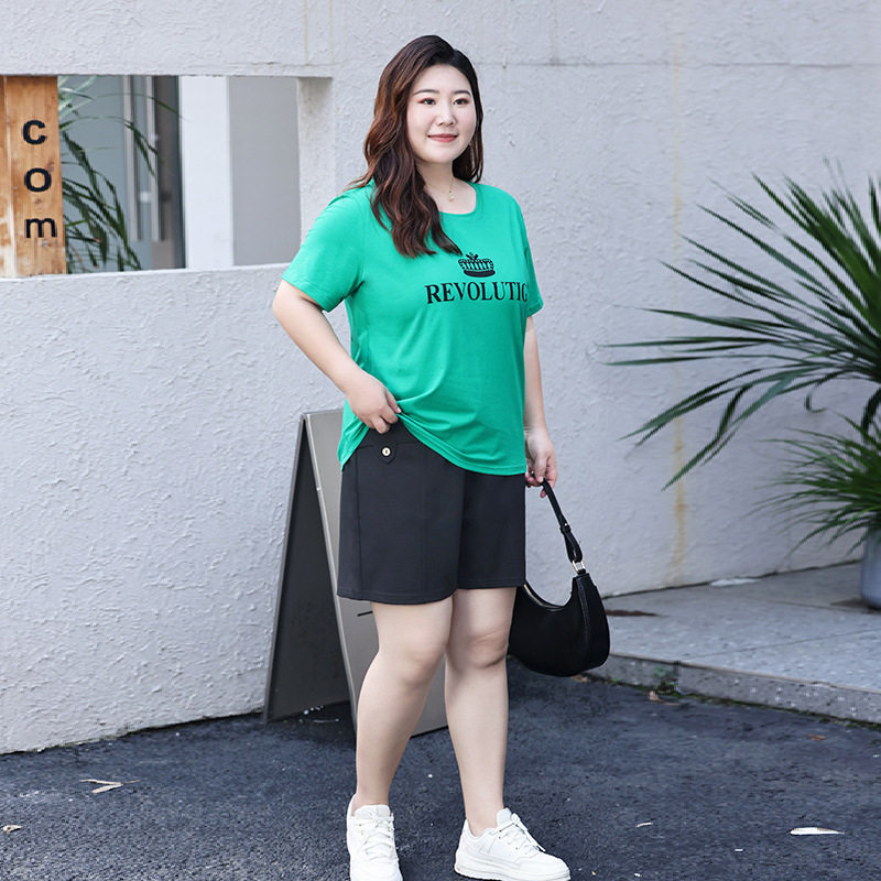 夏季新款休闲短裤胖mm高腰遮肚薄款阔腿裤大码女装显瘦运动短裤7X,淘宝优惠券,粉丝福利购,淘宝优惠卷